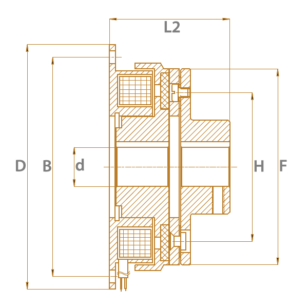 Model C cross section and sketch